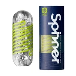 TENGA SPINNER 03 SHELL - Vodootporni Prozirni Masturbator sa Internalnim Mehanizmom