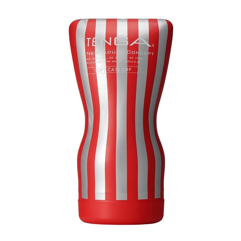 TENGA SQUEEZE TUBE CUP crvena/bela 15,5cm