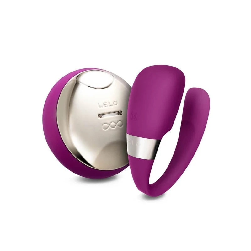 TIANI 3 Deep Rose - Daljinski vibrator sa stimulansom klitorisa