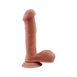 Topless Lover – Realistična Dildo Igračka sa Vakumskim Postoljem i Testisima, 19,2 cm
