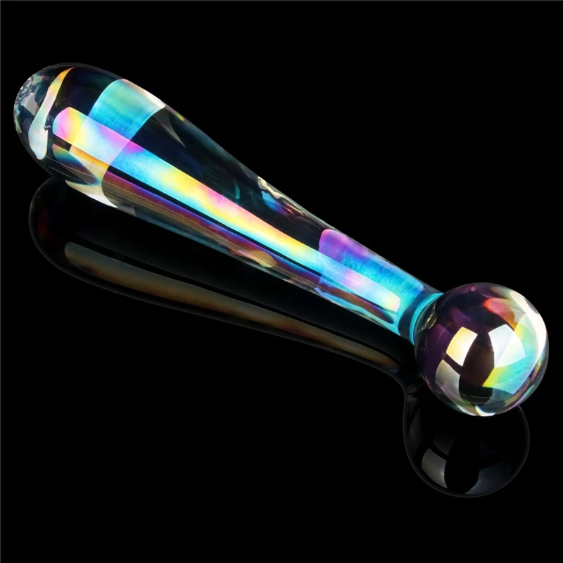 Twilight Gleam Višebojni Stakleni Dildo za G-tačku - Lovetoy 17cm