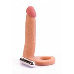 Ultra Soft Double-Vibrating Realistični Dildo sa Straponom 15,8cm