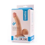 Ultra Soft Dude 22,3 cm - Dildo sa testisima i vakuumskim postoljem
