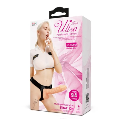 Ultra strastveni dildom sa vibratorom 20,6 cm crni - Sexy Shop