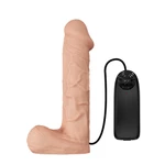 Ultra strastveni vibrator sa harnessom, 20,6 cm, crni