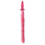 Unicorn Tails Pastel Pink - Roze Tapered Butt Plug sa Pony Tails