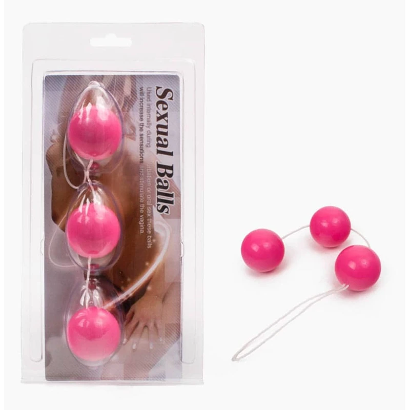 Vaginalne kuglice Debra - Roze, vodootporne, 24cm