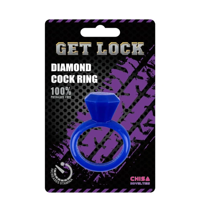 Veliki Diamantni Prsten za Penise Blue