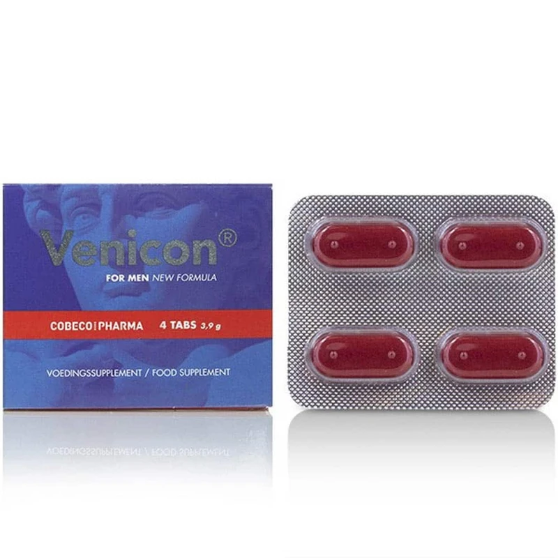 Venicon for Men - Tablete za stimulaciju seksualne moći - 4 kom