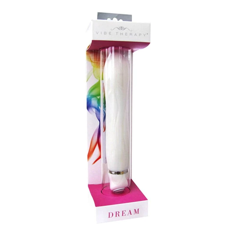 Vibe Therapy Dream White vibrator od medicinskog silikona, vodootporan, 7 nivoa vibracija, 16 cm