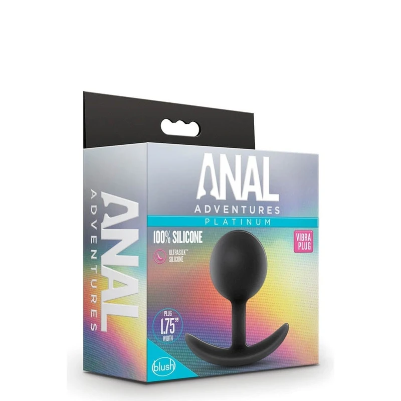 Vibra Plug za analne avanture - crni