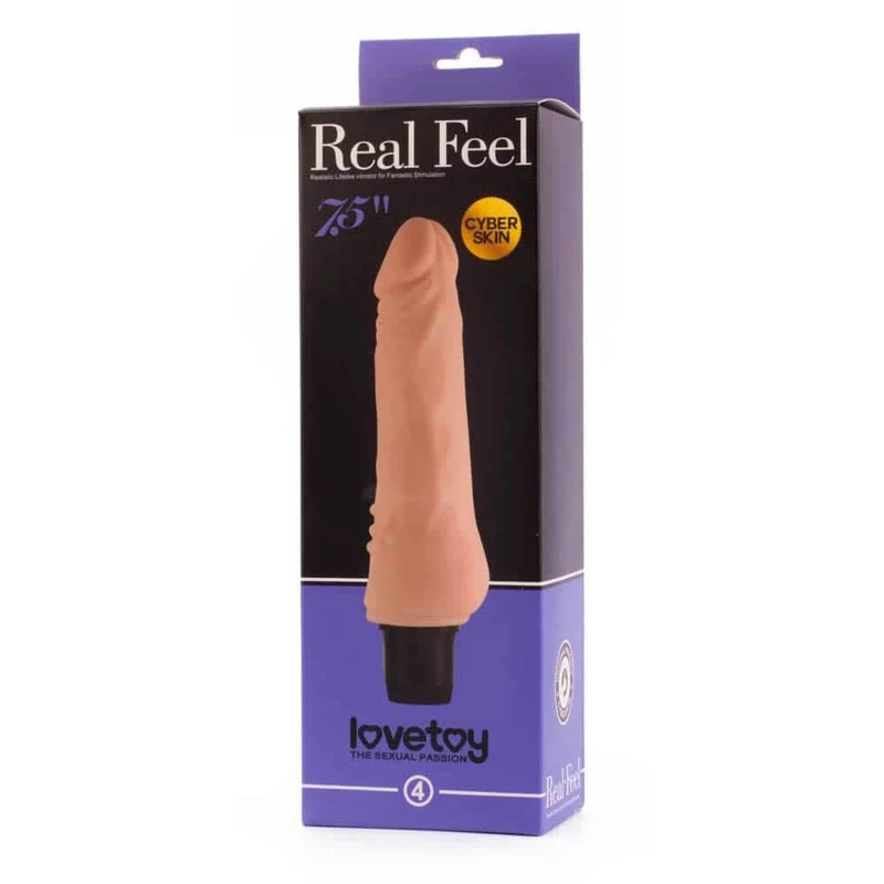 Vibrator 19cm sa realističnim osećajem od Cyberskin-a, vodootporan, boja kože