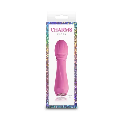 Vibrator Charms - Flora - Roze, Vodootporan, 13,4 cm - Sexy Shop