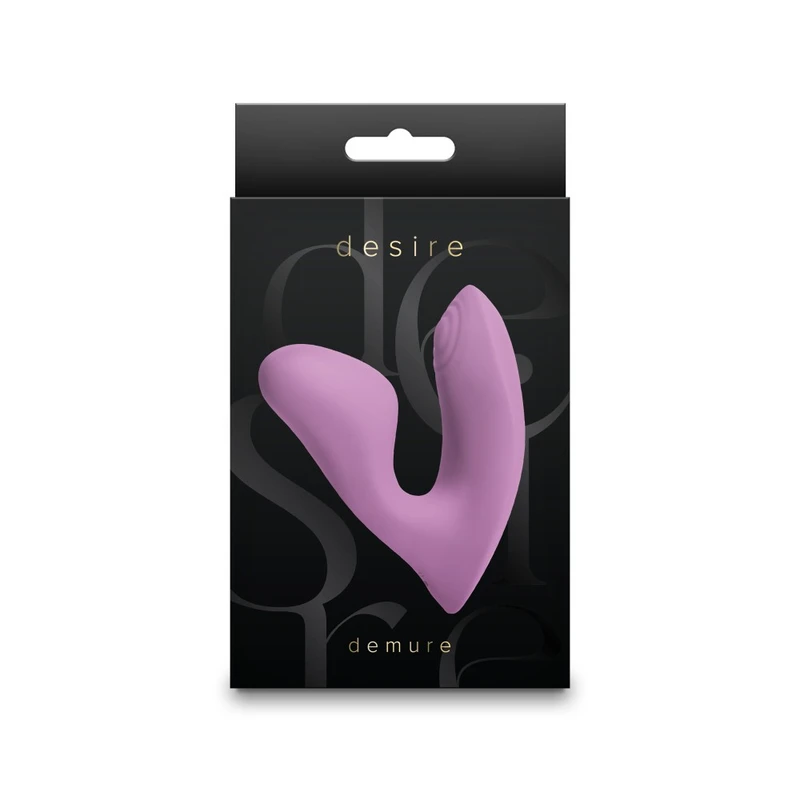 Vibrator Demure - ljubičasti, vodootporni, sa duplim motorima - NS Toys