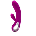 Vibrator Pretty Love Elmer Purple sa stimulansom klitorisa, 21cm, ljubičasti, vodootporni