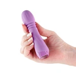 Vibrator sa LED srcem - Ljubičasta Flora 13,4cm, vodootporni