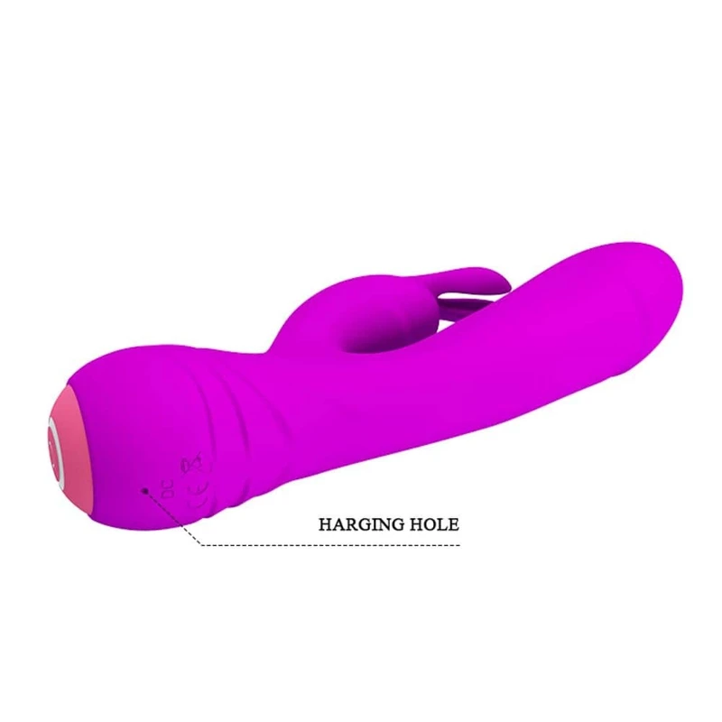 Vibrator sa stimulansom klitorisa Pretty Love Broderick ljubičasti 17,9 cm