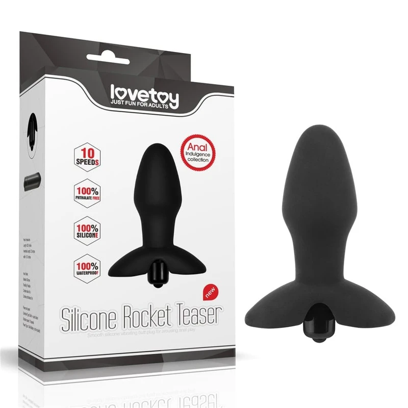 Vibrirajuća Analna Teaserka iz Love Toys Anal Indulgence Kolekcije, 10 brzina, crna