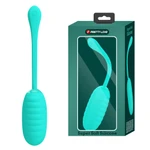 Vibrirajuće jaje Pretty Love Kirk Green - Vodootporno, 12 funkcija, 8,19 cm, Zelena