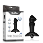 Vibrirajući analni masažer Prostate Stud - 10 brzina, vodootporan, crni