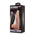 Vibrirajući dildo Beautiful Jason sa testisima i vakuumskim postoljem 20,4 cm