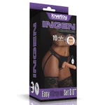 Vibrirajući Easy Strapon Set 20cm sa Daljinskim Upravljanjem