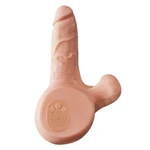 Vibrirajući interaktivni muški dildo sa zvučnikom, 16,8 cm, bežični kožni