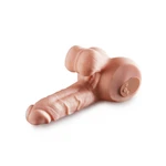 Vibrirajući interaktivni muški dildo sa zvučnikom, 16,8 cm, bežični kožni