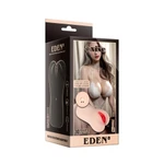 Vibrirajući masturbaator Mistress sa oblikom za vaginalnu stimulaciju, 18cm, kožni izgled