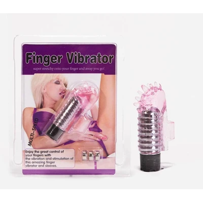 Vibrirajući prsten za prste Debra - Roze 7,6cm - Sexy Shop