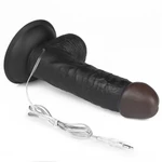 Vibrirajući Strap On Set 18cm Crni