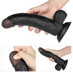 Vibrirajući Strapon Set 21,5 cm Crni Lovetoy