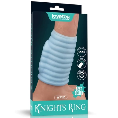 Vibrirajući Vitez Prsten Plavi - Sexy Shop