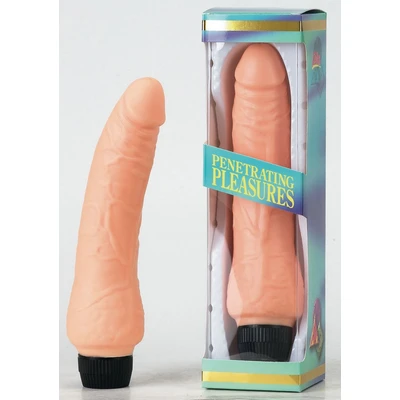 Vinyl P-Shape vibrator 24cm - G-tačka stimulacija, realističan, kožni, brend Seven Creations - Sexy Shop