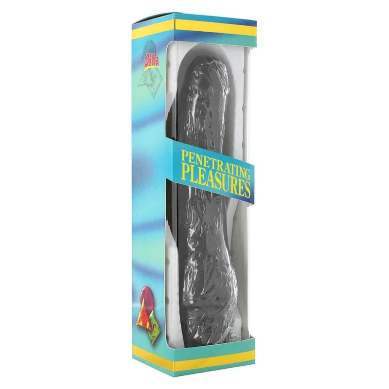 Vinyl P-Shape Vibrator Crni 21cm
