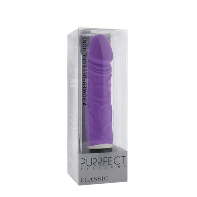 Vodootporni multibrzinskog ljubičasti vibrator 20cm Seven Creations - Sexy Shop