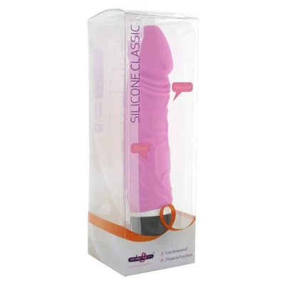Vodootporni multispeed vibrator Seven Creations Pink 19cm - Sexy Shop