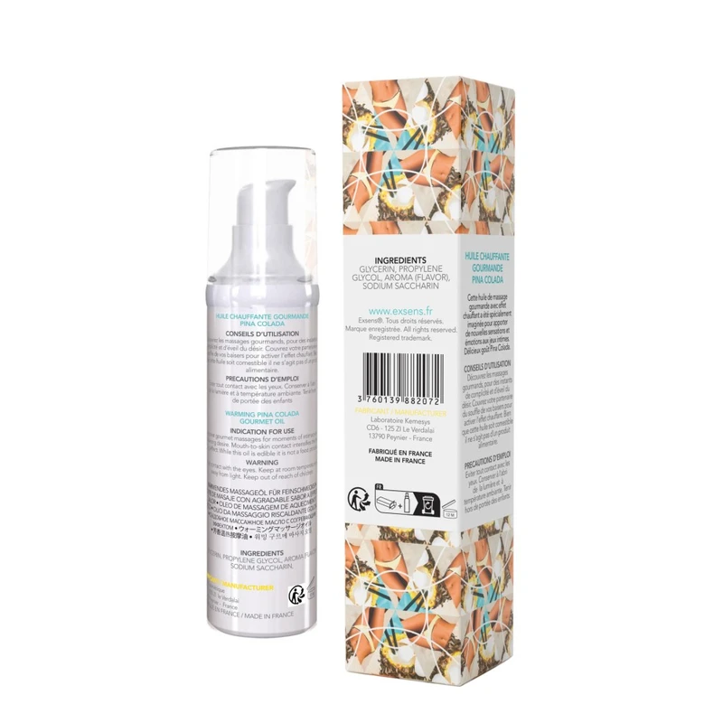 Warming gourmet masažno ulje PINA COLADA 50ml