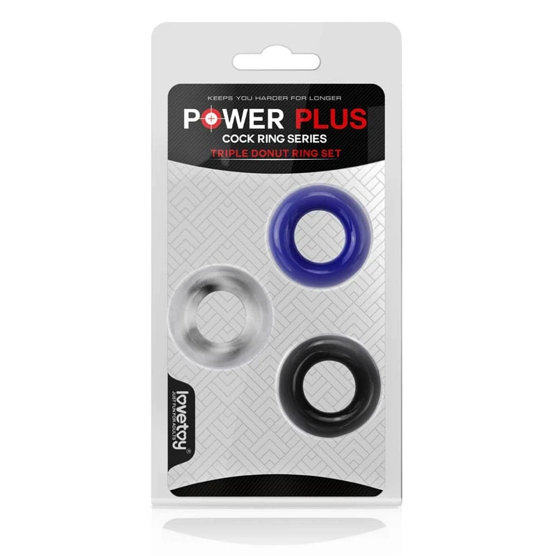 X-Basic Donut Prstenovi 3 Pack - Lovetoy