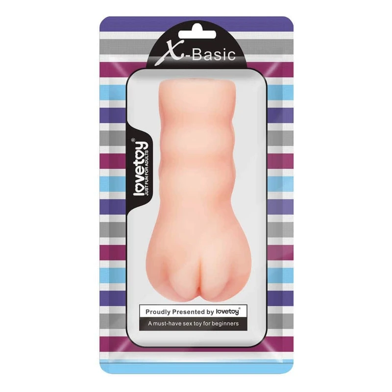 X-Basic Masturbaciona Sleve - Zgodna Igračka za Odrasle 13cm, Lovetoy, Bež