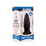 X-MEN 15,8cm Butt Plug sa vakuumskim postoljem - boja kože