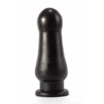 X-Men 22,3cm Extra Large Butt Plug sa vakuumskim postoljem - Crni