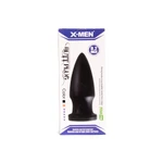 X-MEN 23cm Crni Butt Plug sa Vakuumskim Postoljem