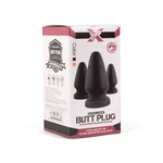 X-MEN 7.4” Butt Plug sa vakumskim postoljem - crni