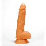 X-MEN Hale 8.1 inčni prirodni dildo sa testisima i vakuumskim postoljem