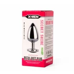 X-MEN Secret Shade Metal Butt Plug Crveni 9,5cm Vodootporni