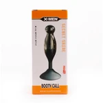 X-MEN Secret Shine Booty Call S - Metalni dilator sa vakuumskim postoljem, crni 12cm