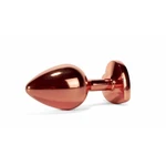 X-MEN Secret Shine Metal Butt Plug Roze Zlato Srce 9,5cm
