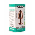 X-MEN Tajna Senka Metalni Butt Plug Roze 9,5cm