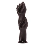 X-MEN The Hand 34,8 cm crni dildo sa vakuumskim postoljem